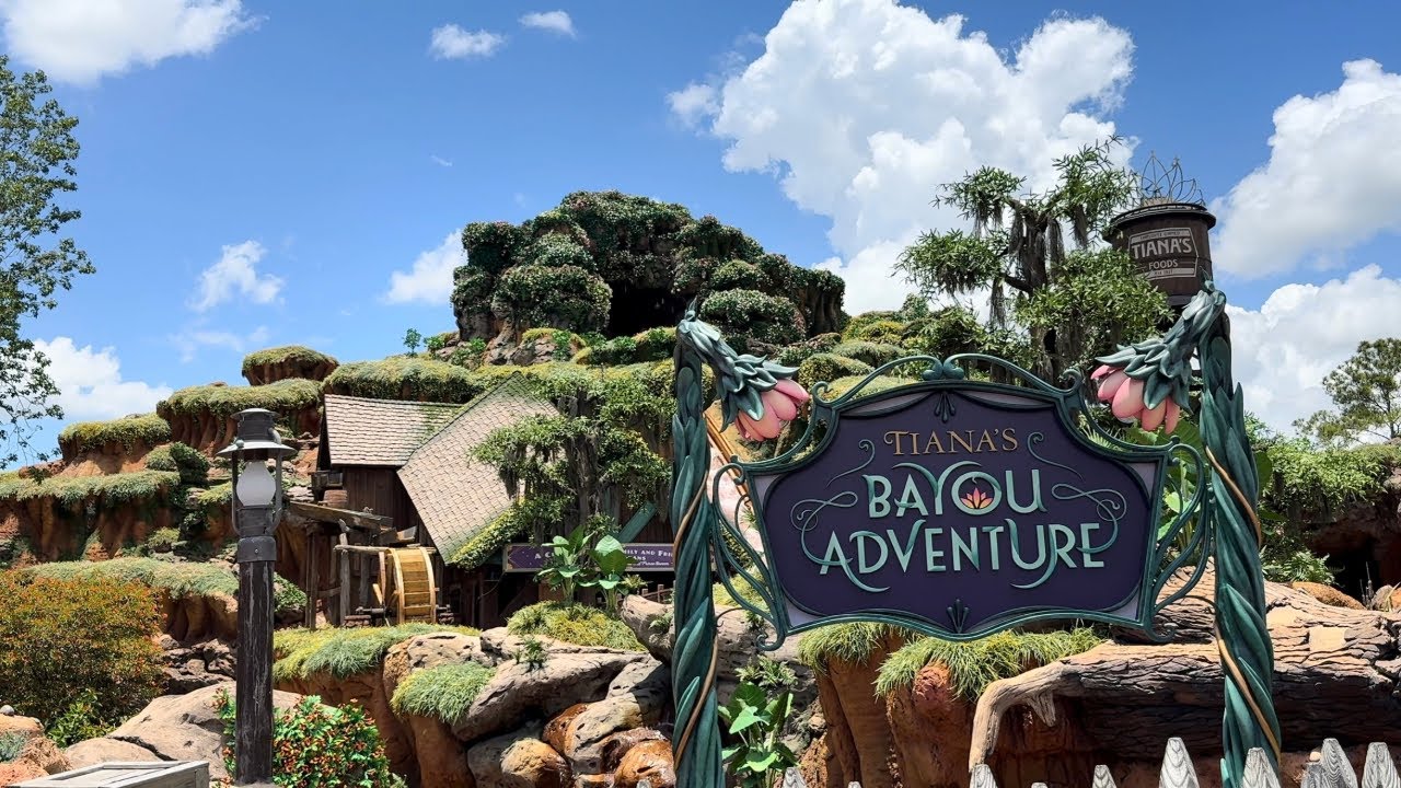Tiana's Bayou Adventure Magic Kingdom 2025 4K