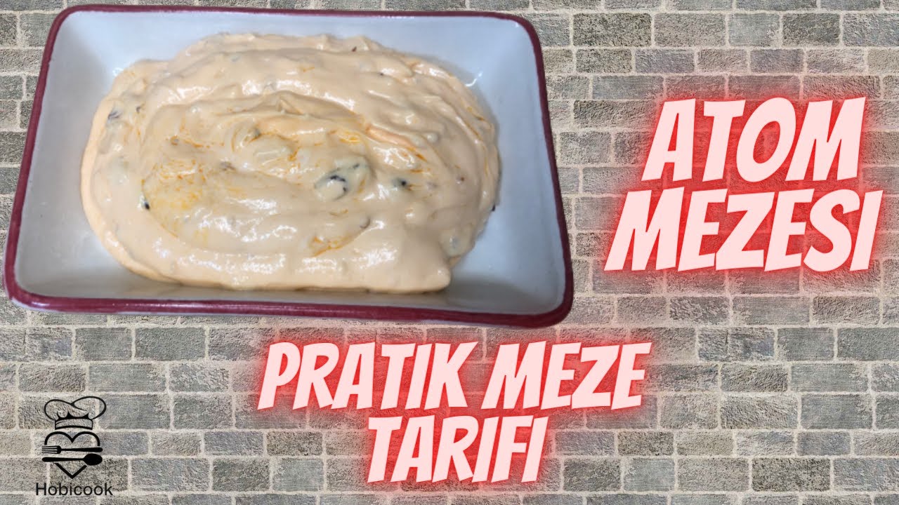 Atom Meze Tarifi - Turkish Spicy Mezze Recipes #atommezesi #mezetarifi #mezeçeşitleri #acımeze