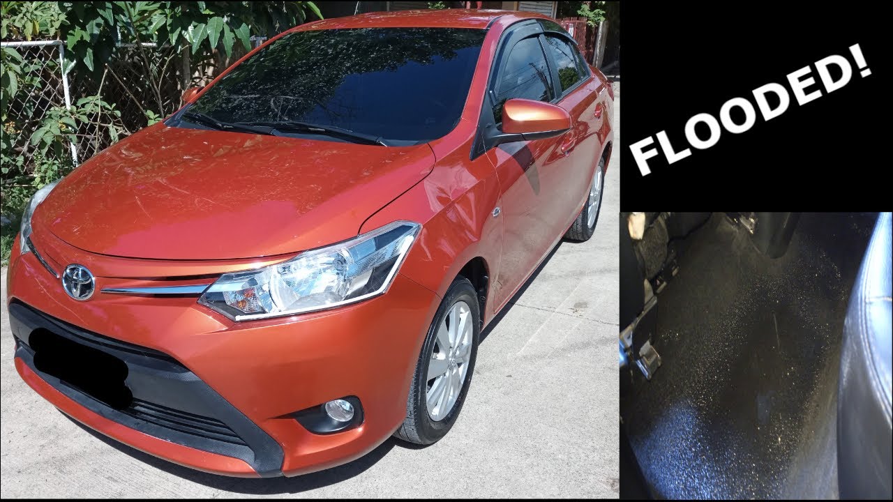 Toyota Vios Gen 3 superman carpet removal - FLOODED