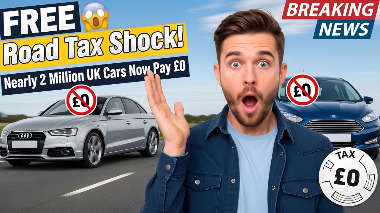 🚗 Неожиданный бесплатный дорожный налог: 2 миллиона автомобилей в Великобритании теперь освобожде...