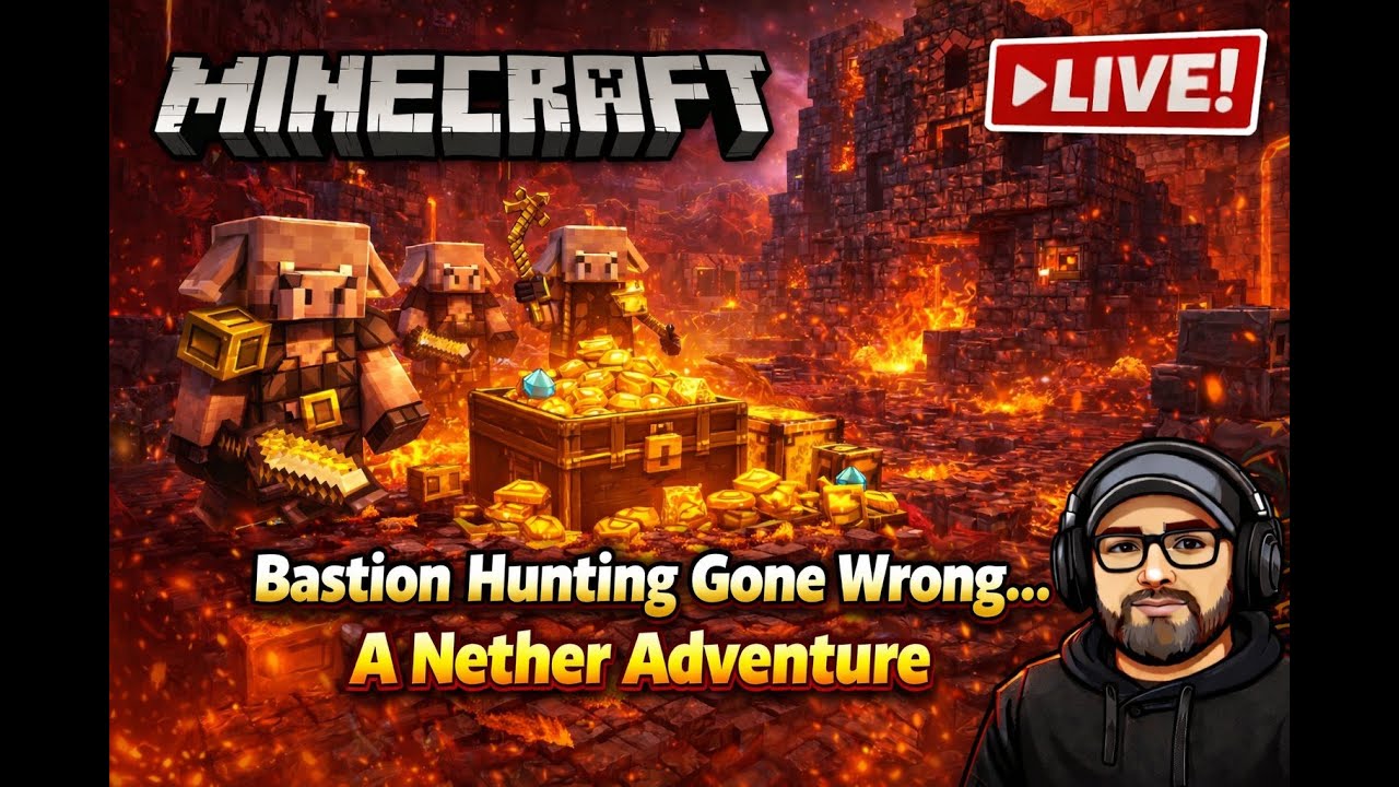 Bastion Hunting Gone Wrong… A Nether Adventure 🧊 PI Craft Modpack