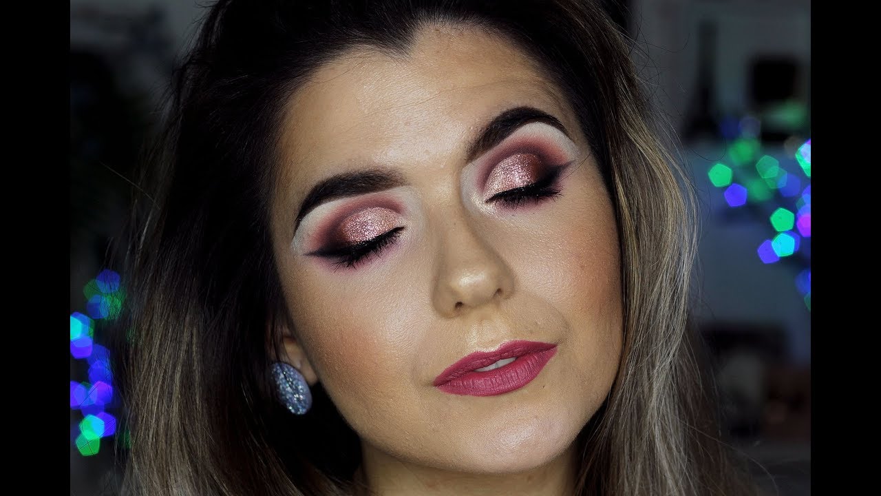TUTORIAL DE MAQUILHAGEM COM GLITTER | Rita Caetano