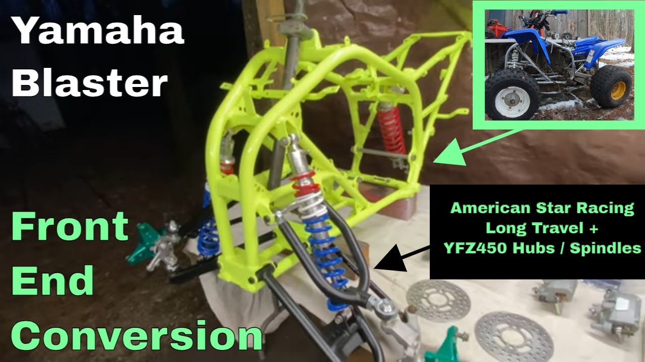 Как преобразить Yamaha Blaster с помощью подвески American Star Racing с большим ходом и тормозов...