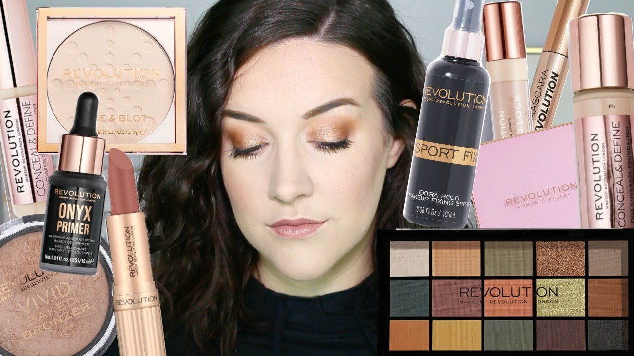FULL FACE OF MAKEUP REVOLUTION | Drugstore Makeup Look