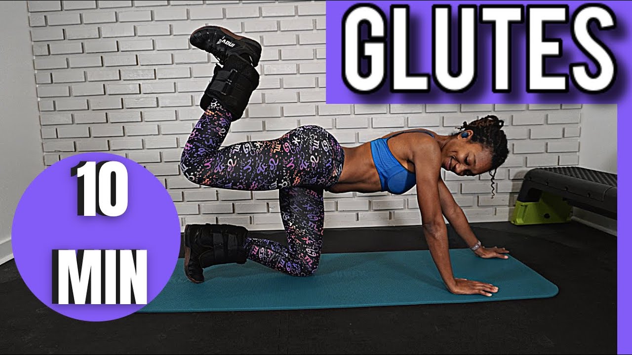 10 MINUTE: DONKEY KICK GLUTE BUILDER (Prevent a FLAT BUTT)