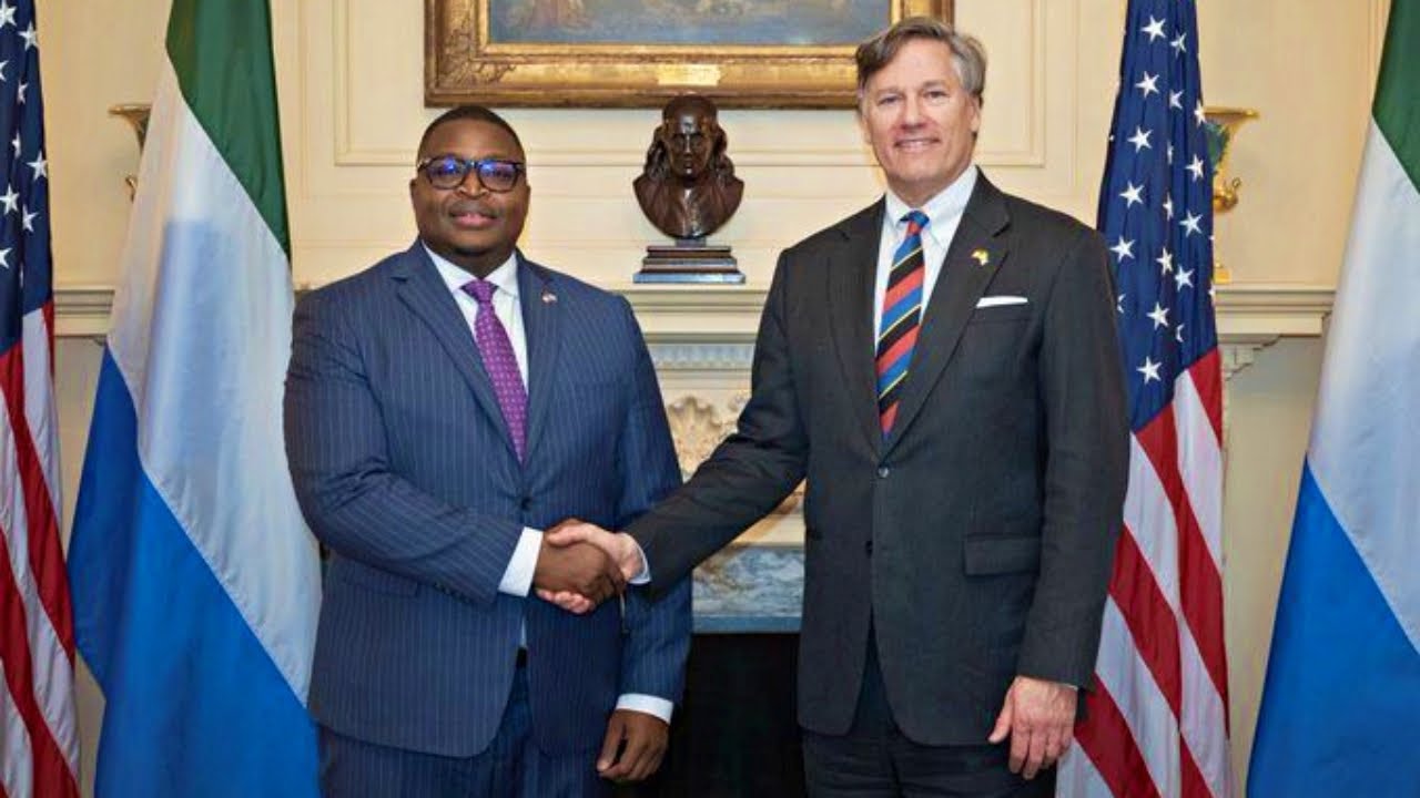 BREAKING: Minister Timothy Kabba Meeting With Deputy Secretary Of State Christopher Landau In DC.