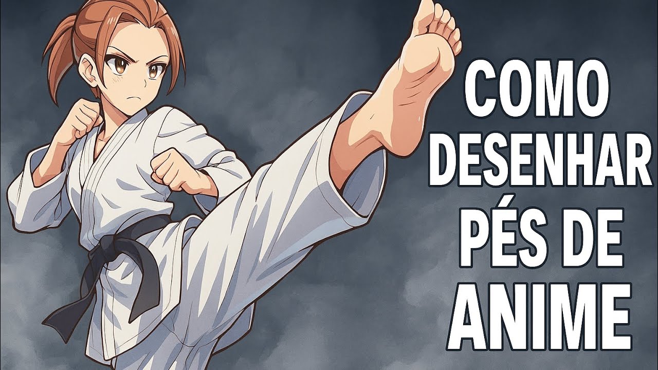 Como Desenhar Pés de Anime Passo a Passo - Tutorial para Iniciantes