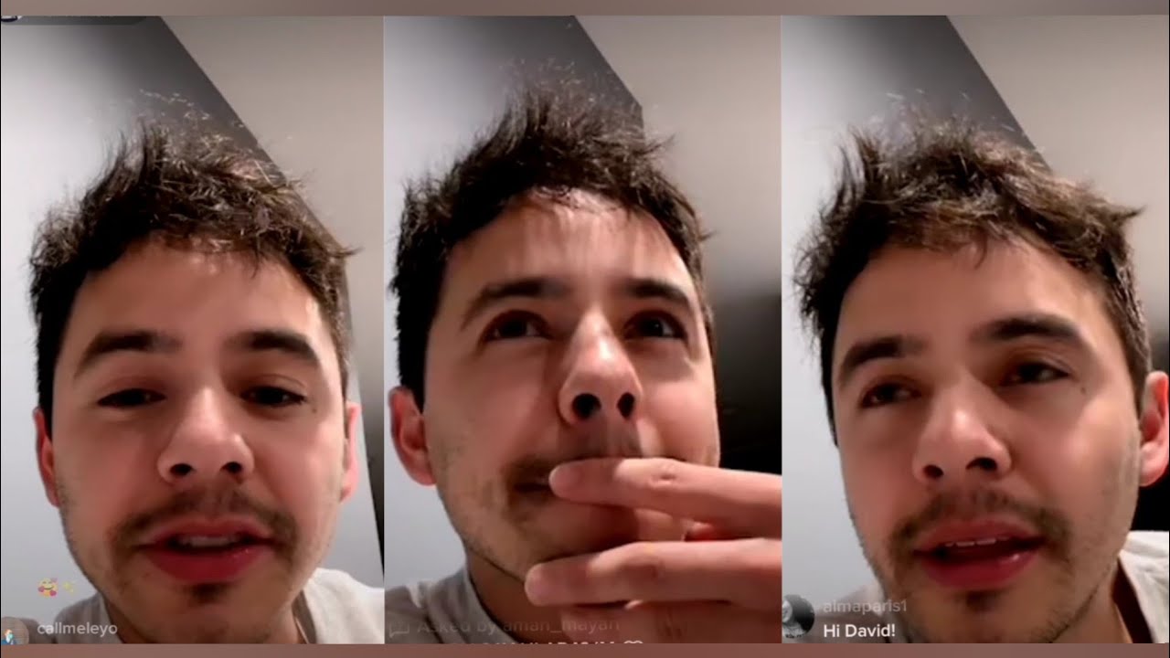 David Archuleta Tiktok LIVE - Q&A  (04/10/2021)