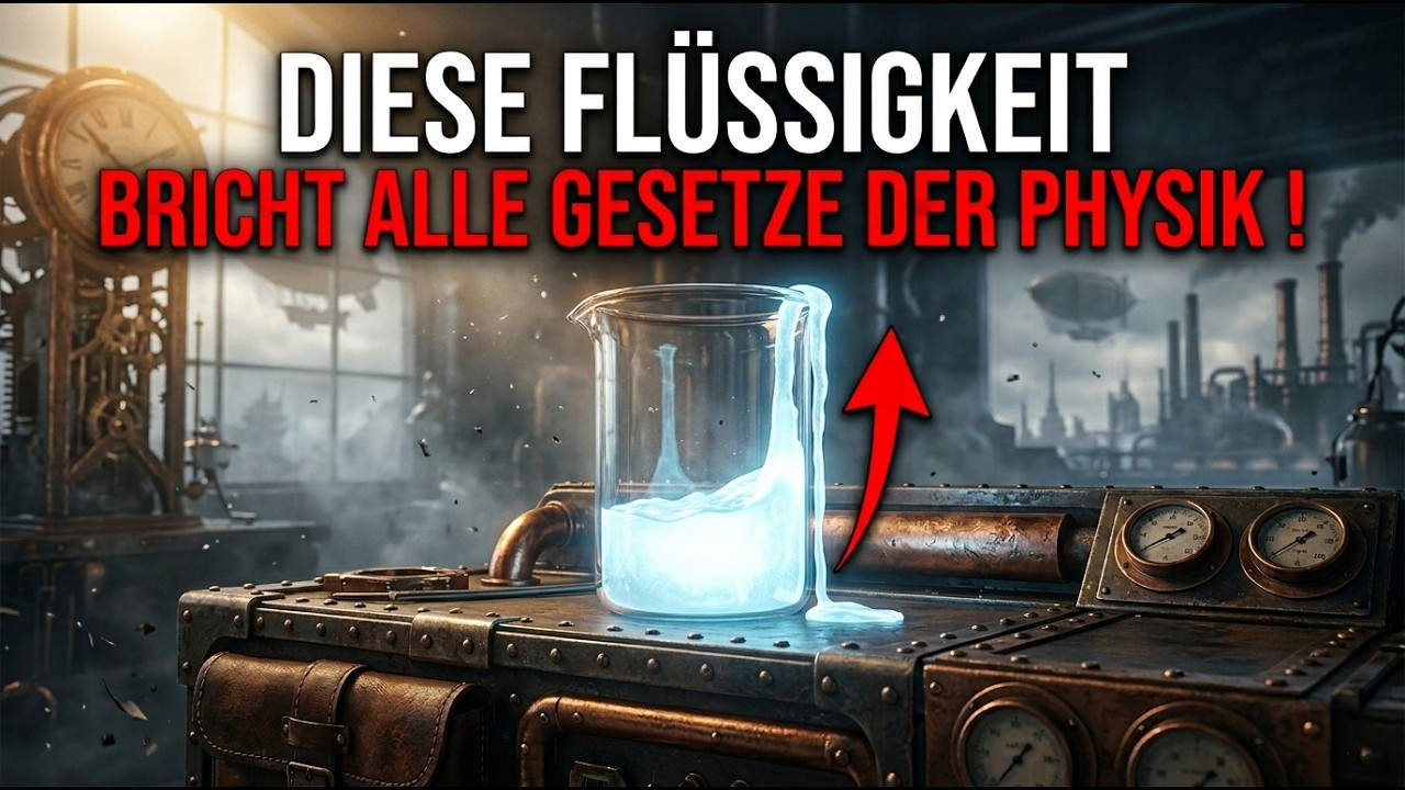 Physik am Limit: Warum suprafluides Helium die Schwerkraft ignoriert. Die seltsamste Substanz..!