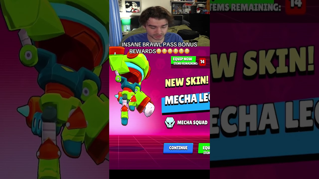 BRAWL STARS BONUS REWARDS ARE CRAZY🙏🏼😳 #brawlstars #brawlstarsshorts #supercell #brawlpass