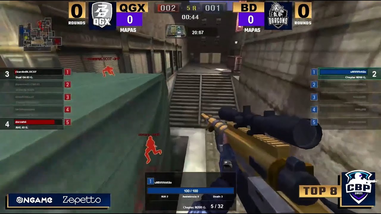 Black Dragons Vs QGX - 3° Fase CBP