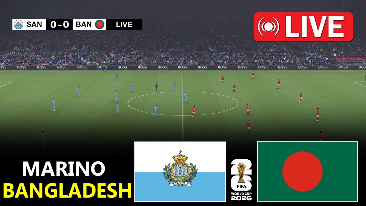 San Marino vs Bangladesh | Friendly Football Match 2026 | PES 21 Video Game - Simulation