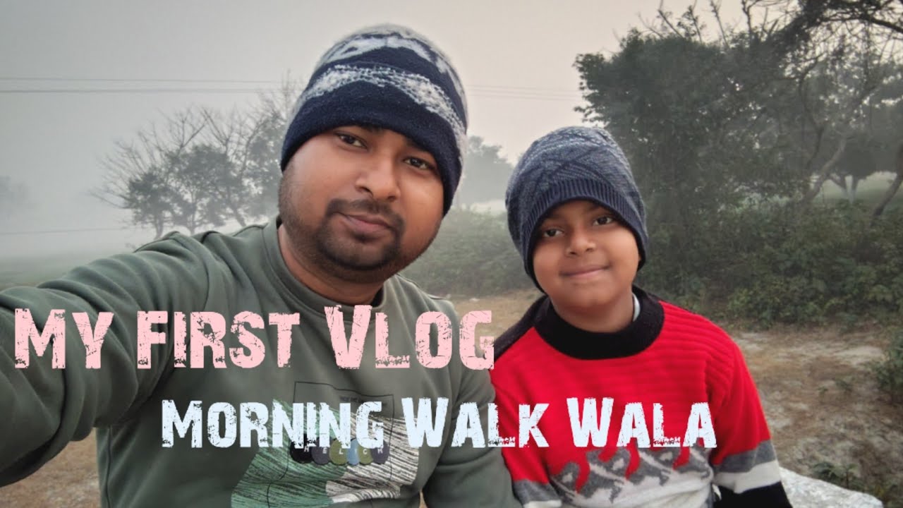 Aaj bhari thand me Mai Aur Anshu pahli baar morning walk PE nikle || my daily vlog