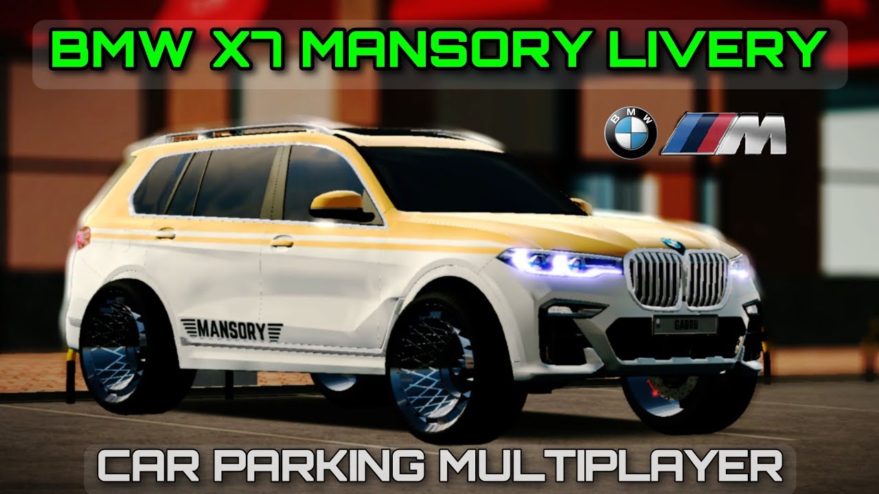 🔥BMW X7 MANSORY DESIGN IN CAR PARKING MULTIPLAYER 🗿|| BMW X7 DESIGN IN CPM