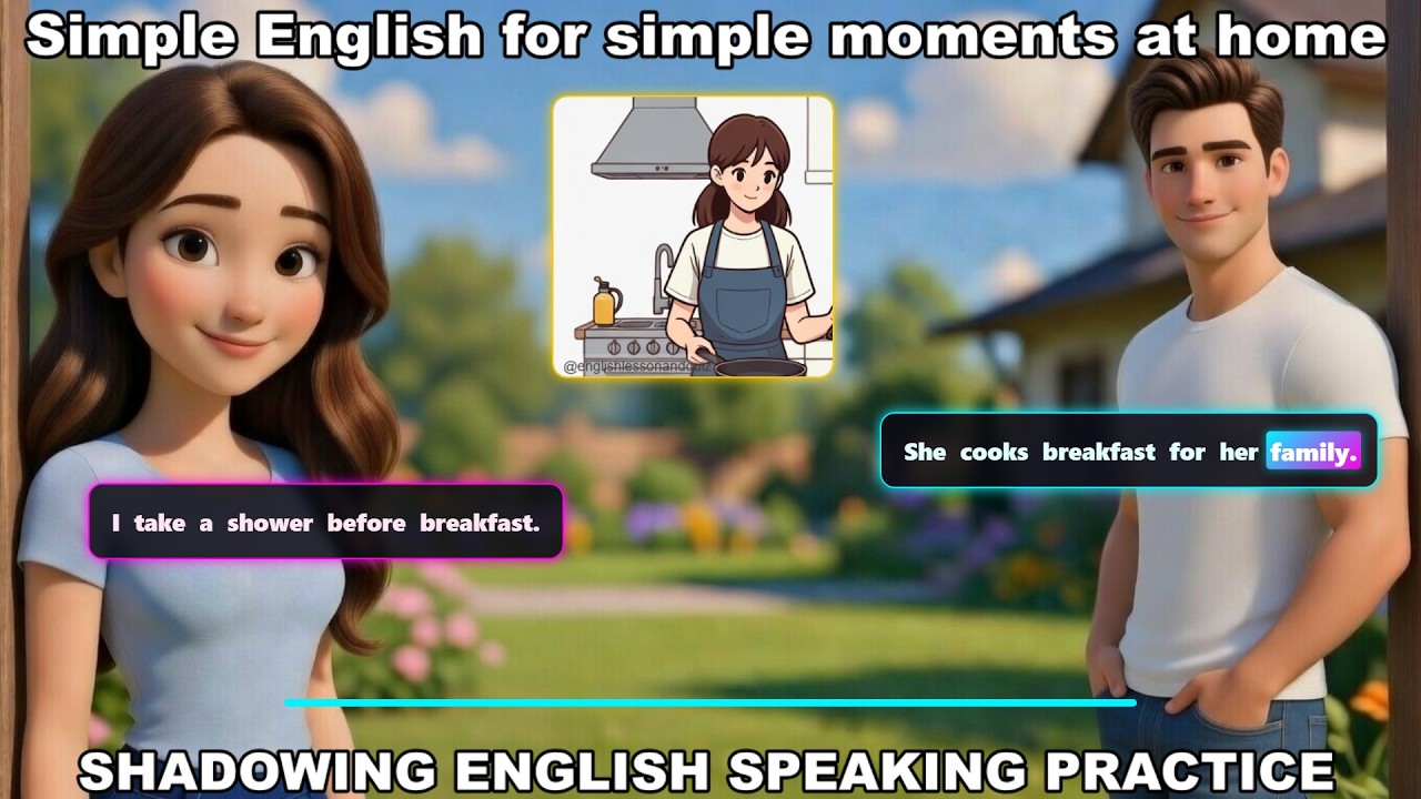 English Shadowing: 50 Everyday Activities | Easy English Conversation