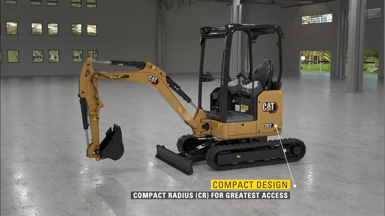 Cat® 301.7 CR and 302 CR Mini Excavators – Features and Benefits (Japan)