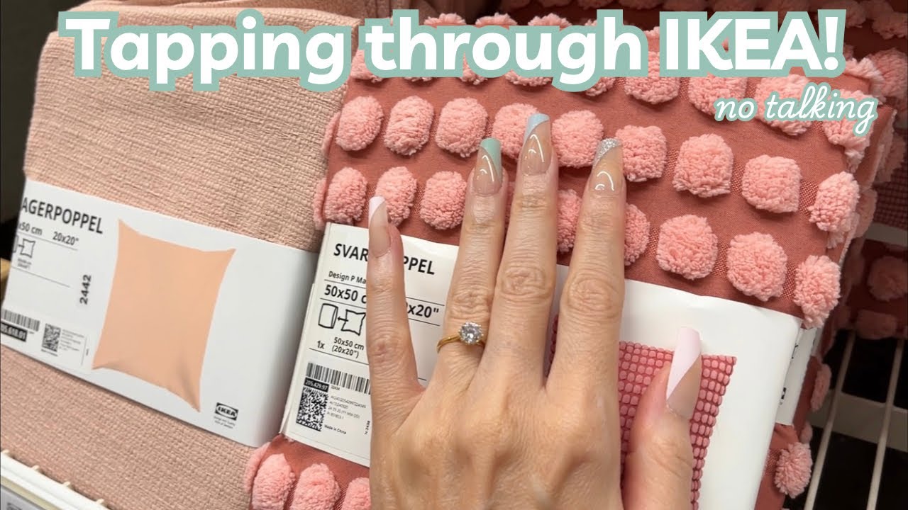 ASMR 🫶🏻 COLLAB with Sara Rios!! * IKEA Tap-through!