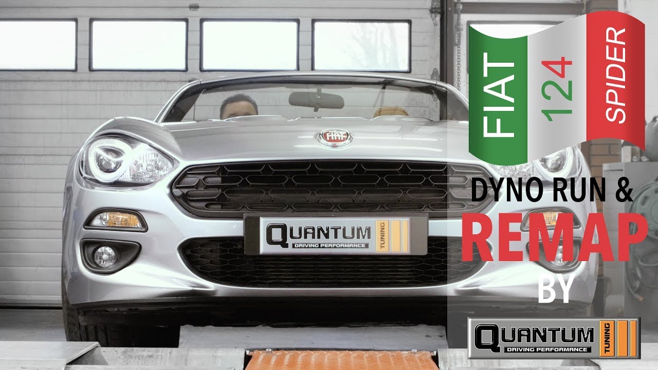 Fiat 124 Spider Dyno run & Remap | Quantum Tuning