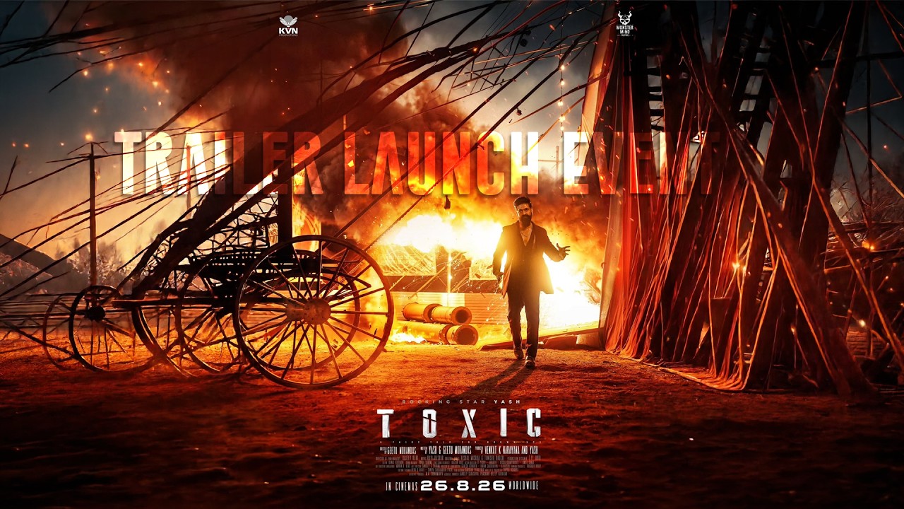 Toxic Trailer Launch Event |  Yash | Geetu Mohandas | KVN | Monster Mind Creations