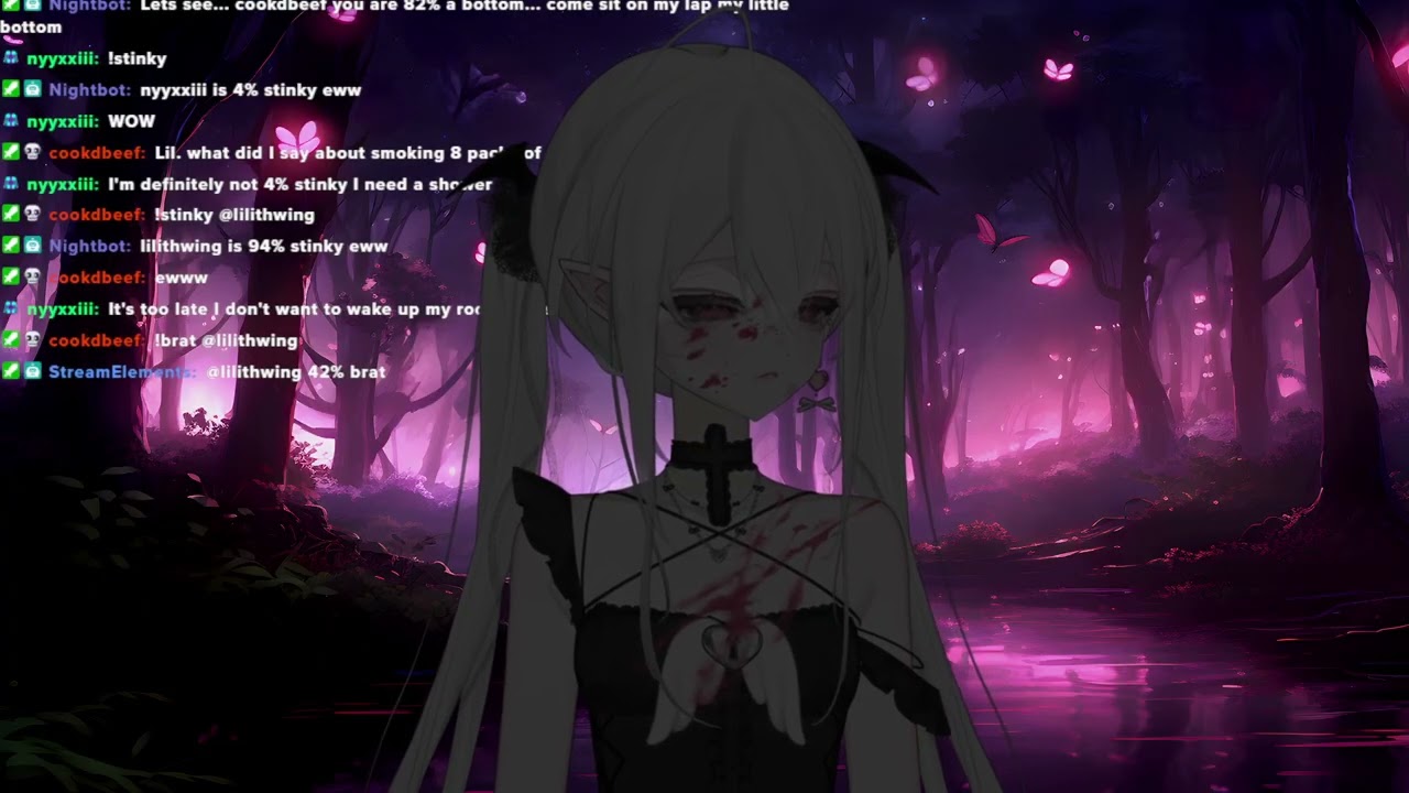 [18+] ︎♡︎ [ LIVE ASMR ] | I have a man voice atm ♡︎  | @lilithwing | !discord