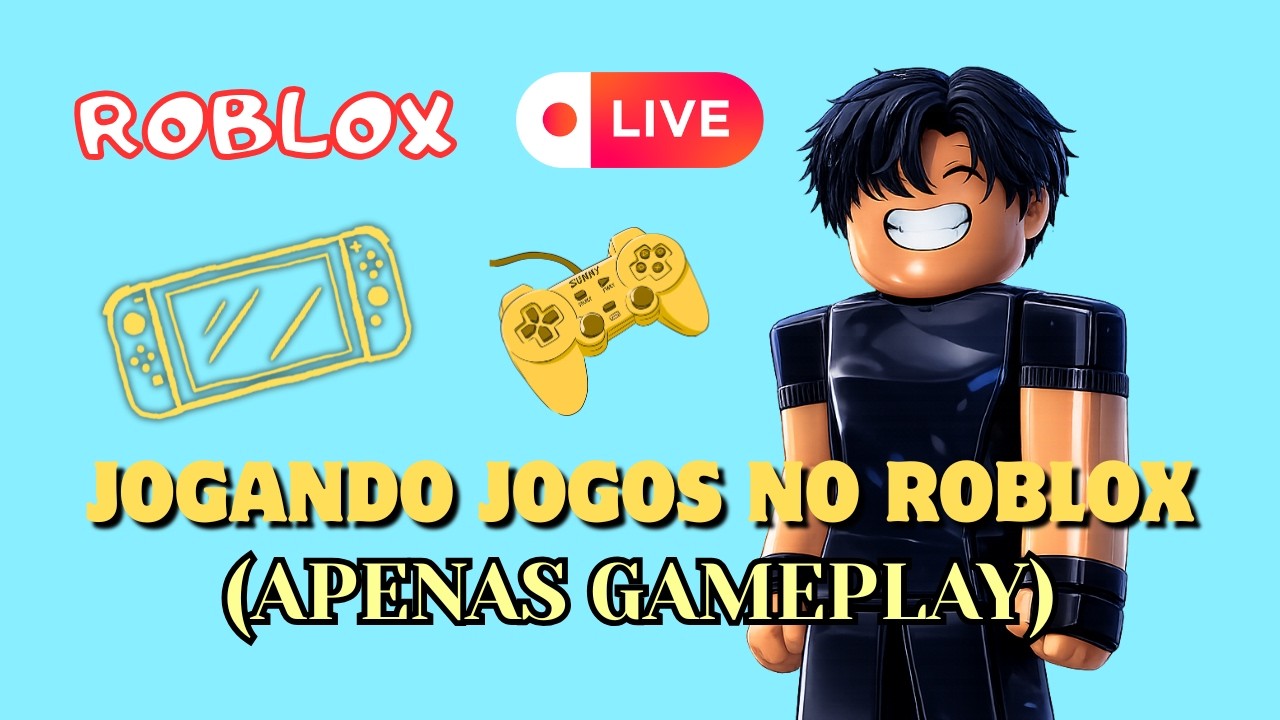 JOGANDO JOGOS NO ROBLOX!! VENHA JOGAR COMIGO! 💙👋🏻