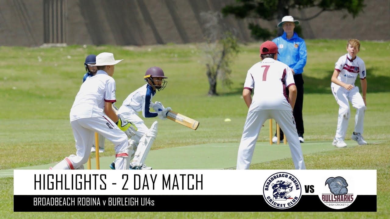 Broadbeach v Burleigh Cricket Club U14 - 2 Day Match
