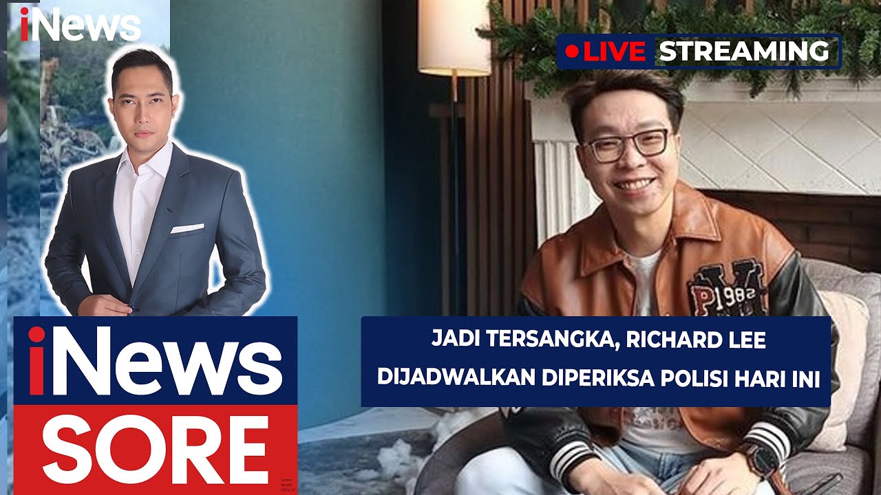 🔴LIVE | Jadi Tersangka, Richard Lee Dijadwalkan Diperiksa Polisi Hari Ini  | iNews Sore 07/01