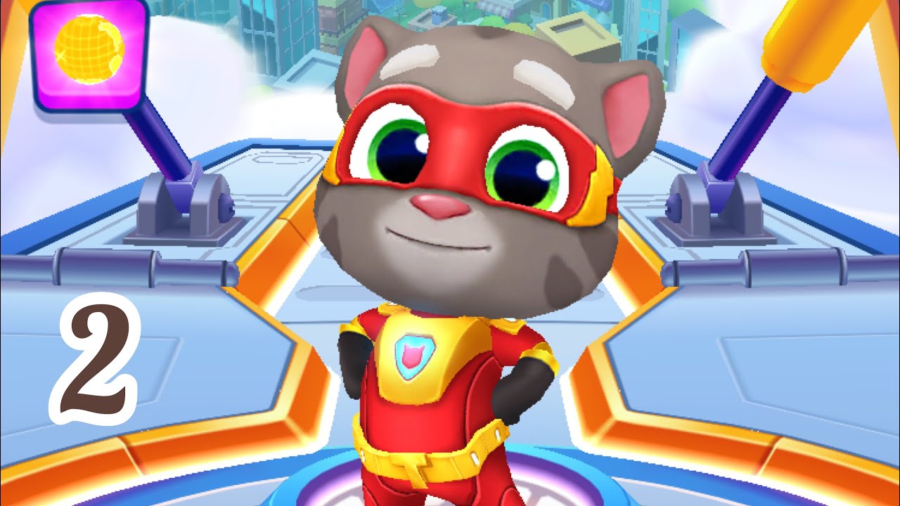 Talking Tom hero dash (android,iOS) - special events: raccoon chase Ep 2 gameplay