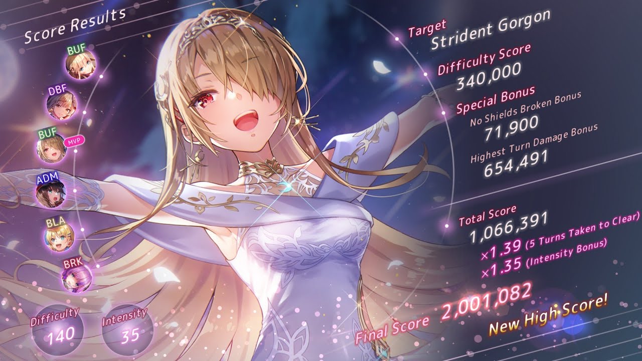 Heaven Burns Red Score Challenge 32 Harsh Lamentation Rule 1 2,001,082