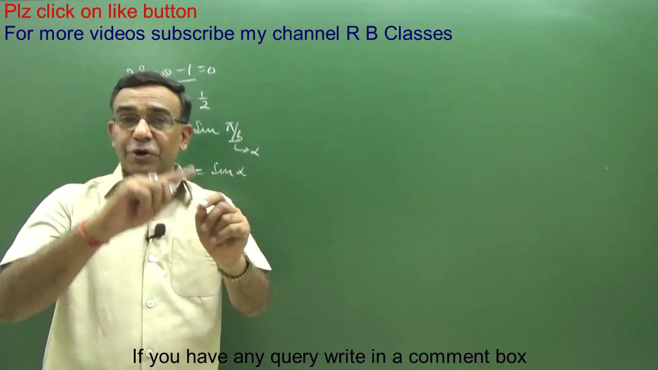 Trigonometry Equations If Sin x=sin y  Class 11 Maths  2019 Q11