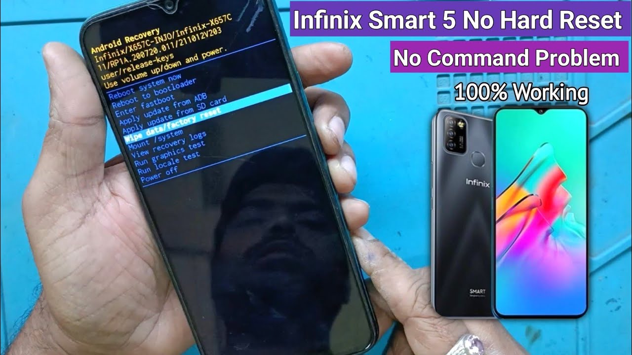 Infinix Smart 5 Hard Reset No Command | Hard Reset Not Working | Factory Reset