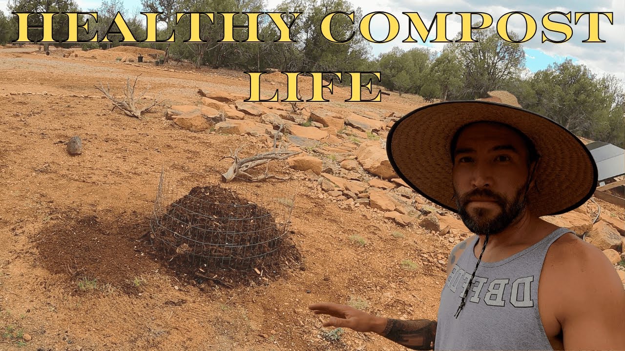 Mixing the Compost Pile | Off-Grid Homestead Progress