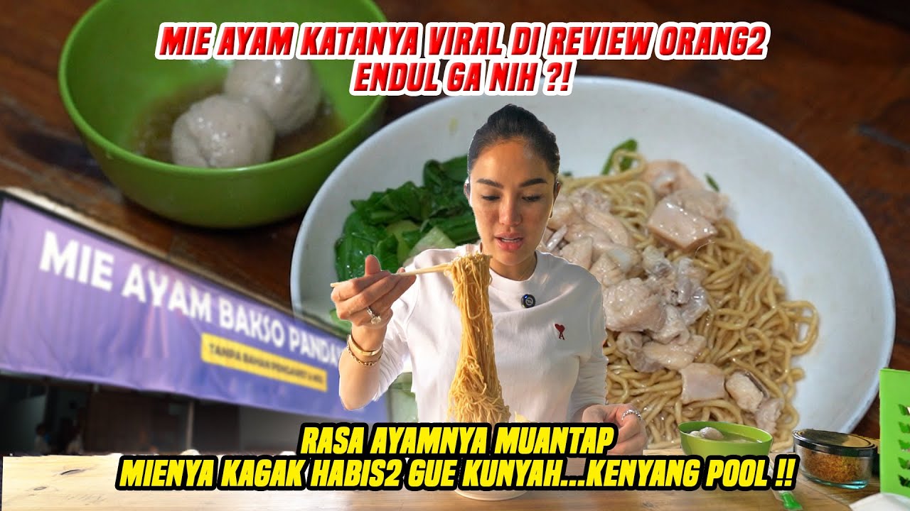 AROMA MIE AYAM INI SEDAAP !! MIENYA GA HABIS2 GUE KUNYAH !! KENYANG POLL