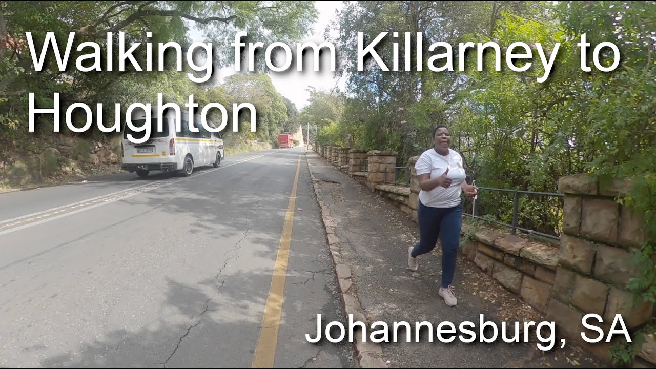 Johannesburg. Walking from Killarney to Houghton