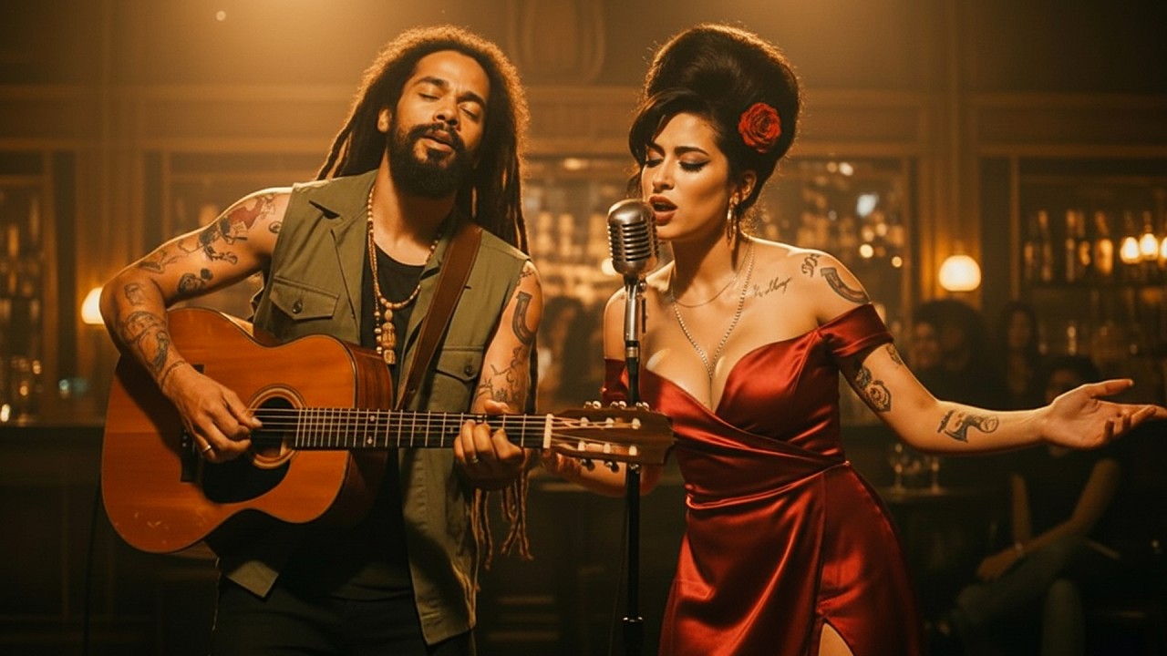 Reggae Blues Pop Timeless Groove | Rainy Night Chill 🌧️ | Inspired by Damian Marley & Amy Winehouse