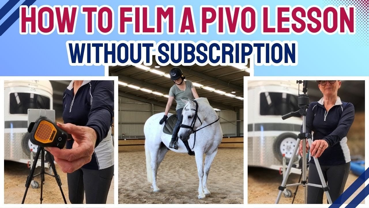 🎥How I record my ride in lesson mode with PIVO #horse #equestrian