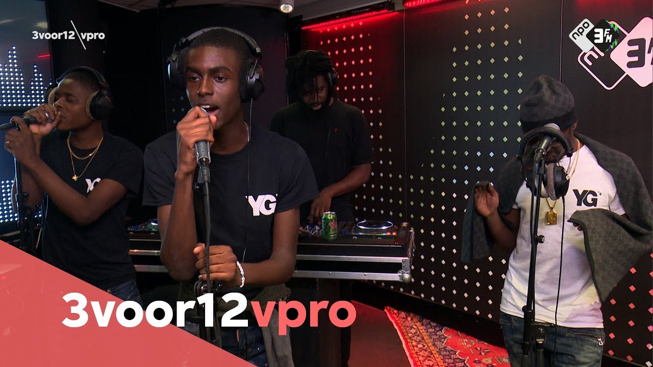 YungGods (Loopey, Nodda & Fosa YG) - live at 3voor12 Radio