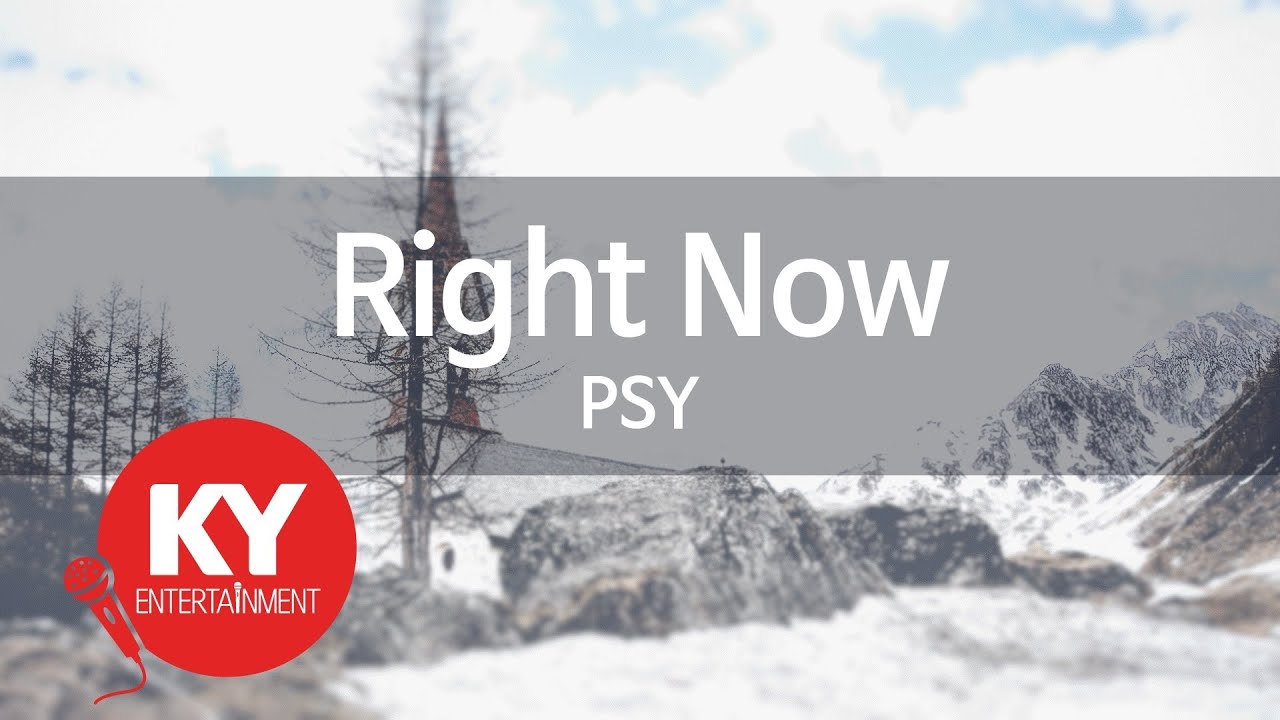 [KY 금영노래방] Right Now - PSY (KY.86694) / KY Karaoke