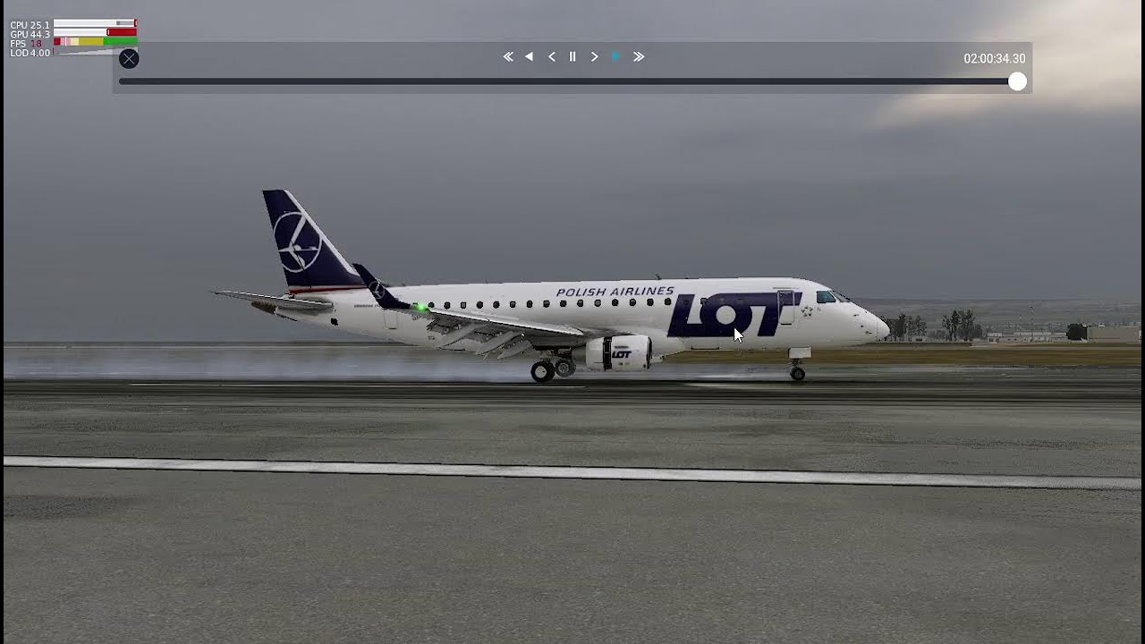 Xplane 12 E175 Zagrzeb (LDZA) - Marsyllia (LFML)