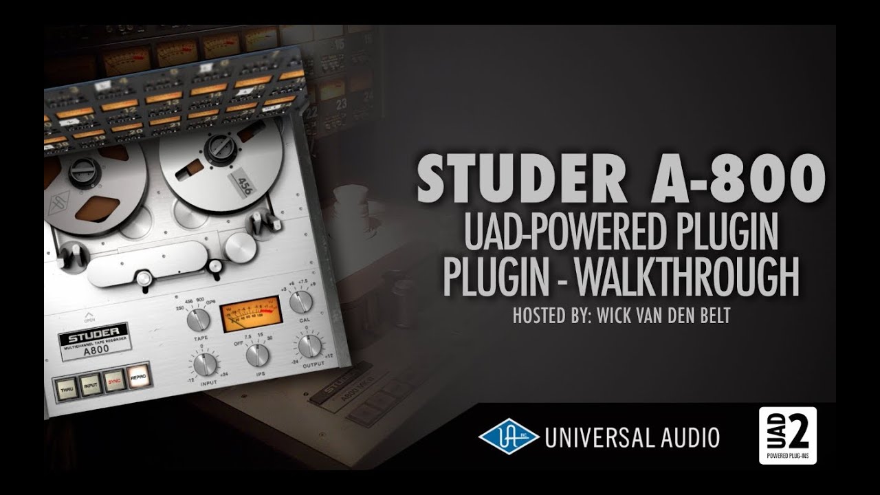 UAD - Studer A800 Plugin Explained (Полное пошаговое руководство)