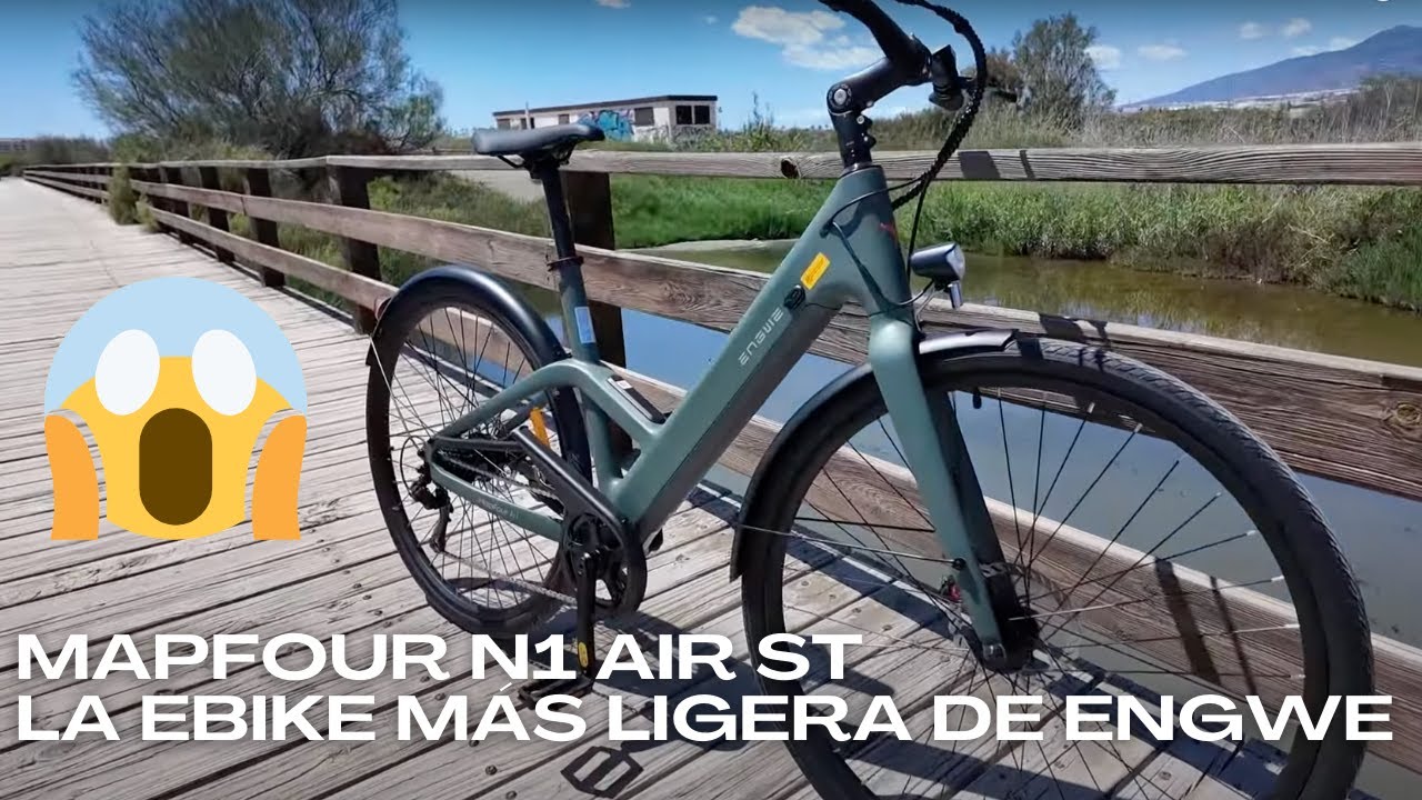 ENGWE N1 AIR ST ⚡ ¡La eBike urbana más ligera de Engwe con cuadro de carbono! 🚲