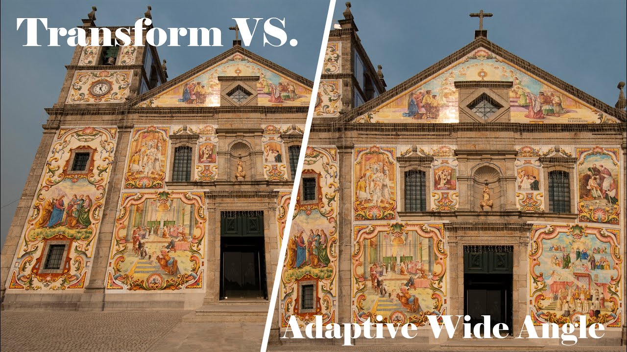 Transform Tool vs Adaptive Wide Angle