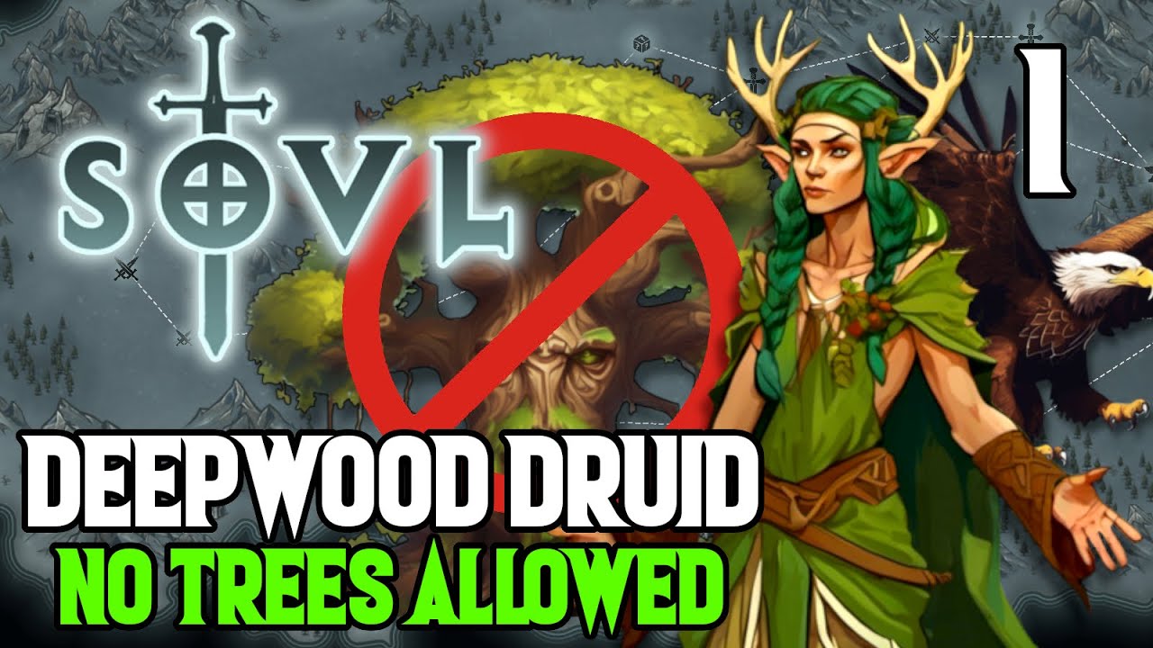 Becoming an Elf Necromancer - Deepwood Druid #1 - SOVL - Difficulty 7 - No Trees (With Extra Birds)