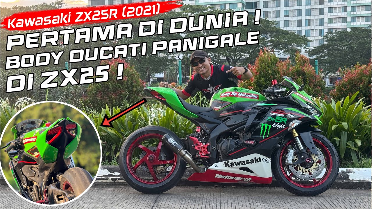 PROJEK GIL4 ! ZX-25R PAKAI BODY BELAKANG DUCATI PANIGALE 1:1 AURA EROPA NYA KENTEL BANGET !