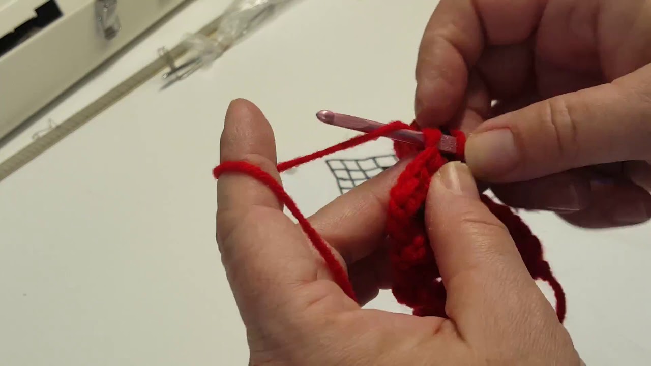 Pony Bead Pocket Prayer Square crochet