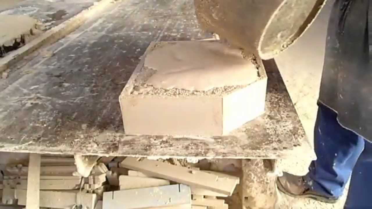 Fabricación artesanal de una fuente