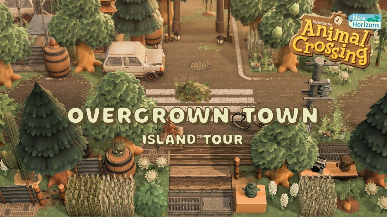 Реалистичный тур по заросшему острову // Animal Crossing New Horizons
