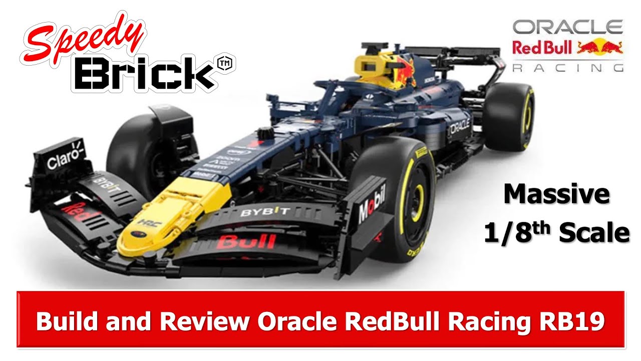 Это не LEGO, но всё равно весело. Сборка и обзор RedBull RB19 в масштабе 1/8 предоставлены TheBlockZone.