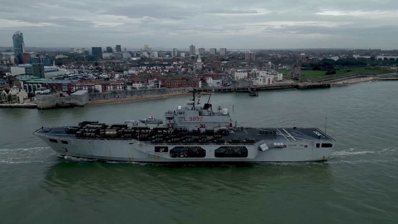 ITS SAN GIORGIO entering Portsmouth harbour
