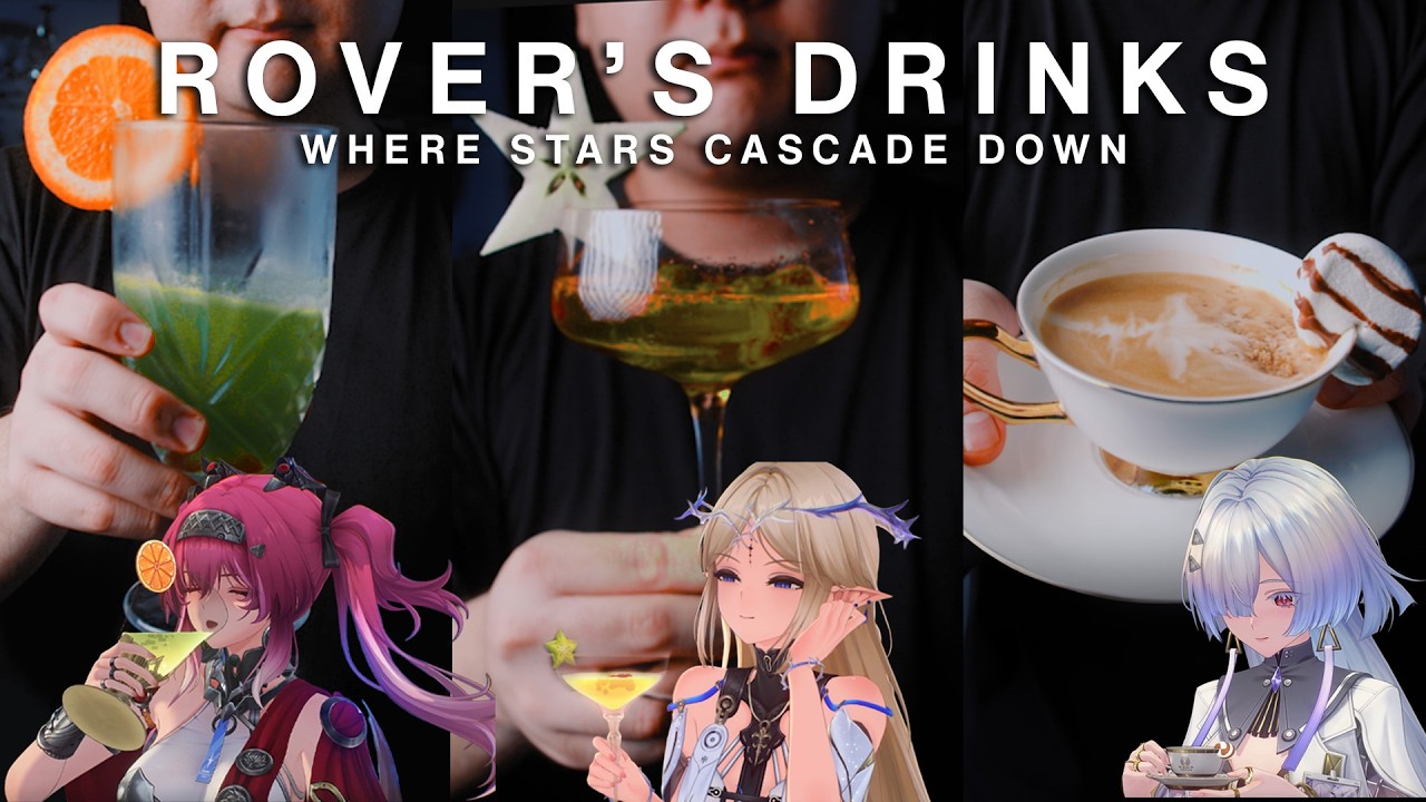 Lupa, Cartethyia, and Mornye's Drinks from Wuthering Waves 3.1 | When Stars Cascade Down